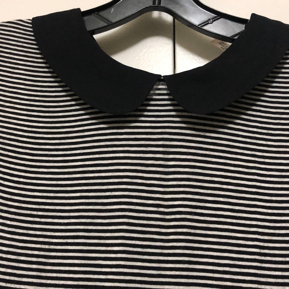 Pre-loved Alice + Olivia Striped Belted Black/White Dress in Medium! - Picture 3 of 6
